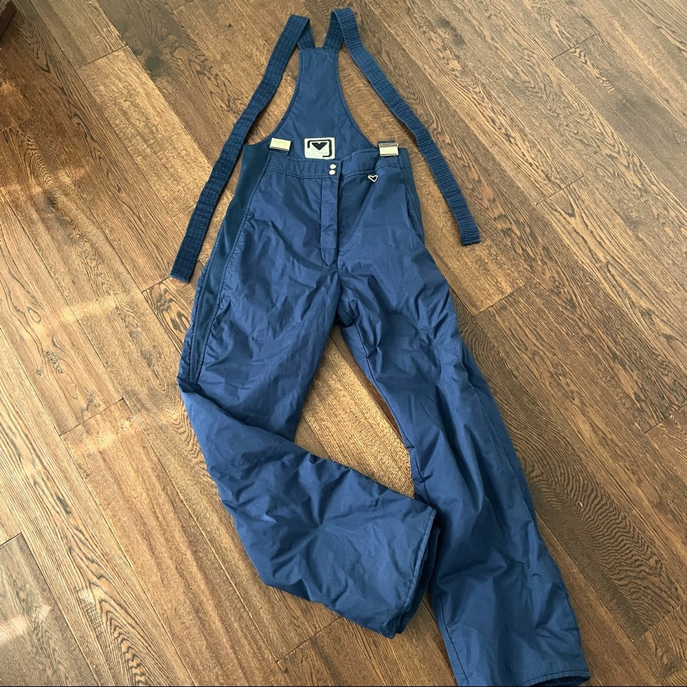 Obermeyer - Dark Navy Vintage Ski Bib Pants - Vtg Size 12 / Fits 2-4